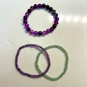 Set of Beaded Bracelets